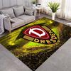 Dynamo Dresden Odznak Scéna ze stadionu Tisková plocha Koberec do pokoje Protiskluzová obdélníková podložka na podlahu Fotbalový fanoušek Domácí dekorace obývacího pokoje