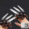 3pcs Scalable Retractable Mechanical Claws 3D Assembly Finger Wolverine Claws  Children's Toys