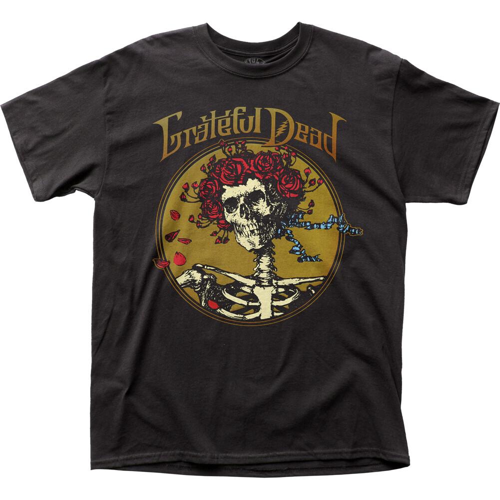 Grateful Dead Grateful Skull T Shirt Mens Licensed Rock N Roll Band Tee Black XXL