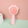Solid Color hand-held Cat's Paw Shape Comb Traveling Portable Small Massage Comb Women Girl Air Cushion Hair Brush Styling Tool