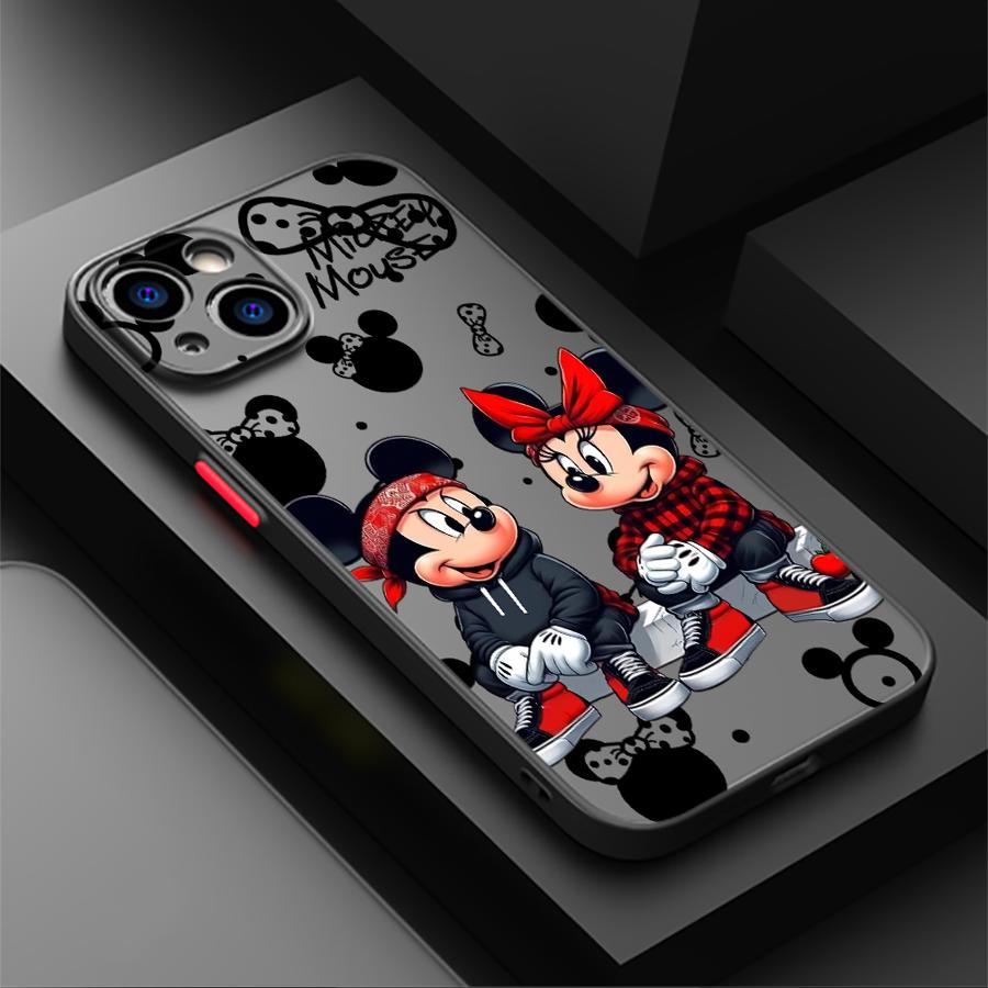 Fashion Mickey Mouse Back Phone Cover Case for iPhone 17 Pro Max 14 13 Mini 7 8 SE Air 17e 15 16 Plus 11 12 XS XR