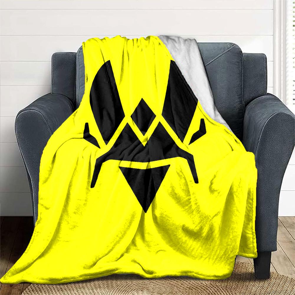1pc Blanket - logo Team Vitality Print Design,Lightweight Blanket for Sofa,Bed- Soft &Warm,Gift for All Seasons