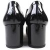 Excellent CHANEL pumps Merry Jane COCO Mark black Patent leather 36.5 G45356 Used