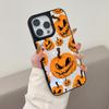 Full Coverage Halloween Pumpkin Phone Case for Apple 15/16/17 Pro Max - Drop-Proof, High Value