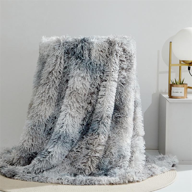 Plush Velvet Double-Layer Blanket for Kids Sofa or Quilt Cover