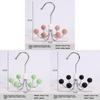 Multifunction Metal Clothes Hanger With Rotatable Hooks For Bedroom Closet Storage