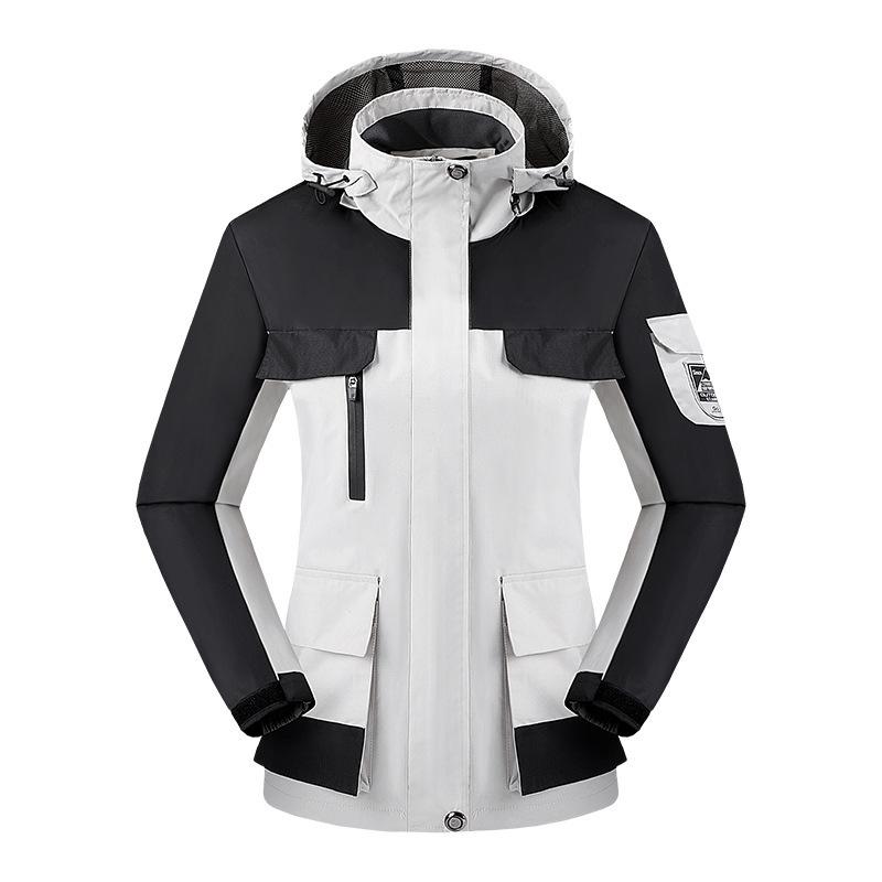 Couple Punching Jacket Autumn Thin Section Outdoor Pilot Hooded Jacket Mountaineering Jacket
