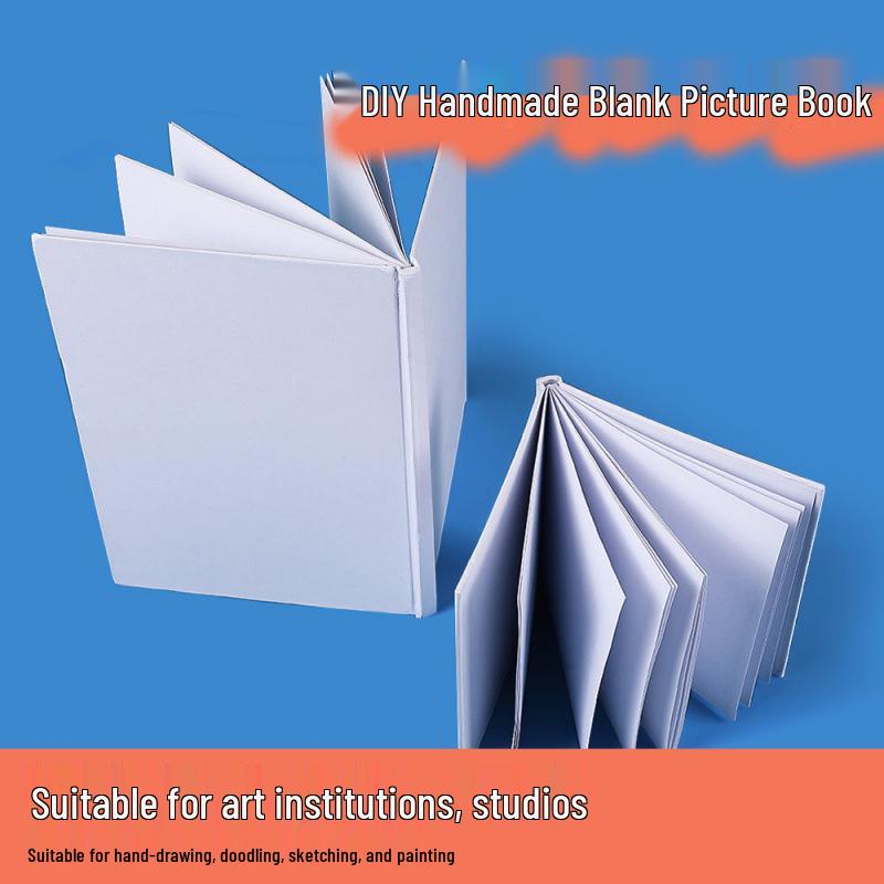 Children's Art Sketchbook with Thickened Pages - Durable Cardboard Cover for DIY Painting & Graffiti