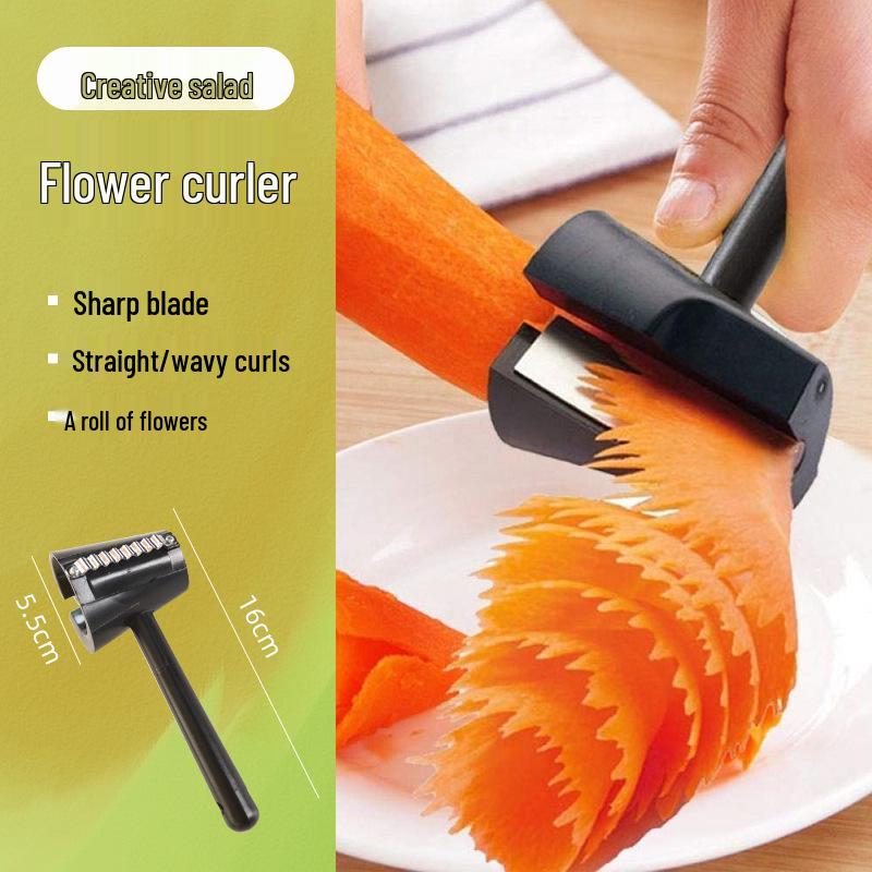 Cucumber Carrot Spiral Curler & Vegetable Grater Roller