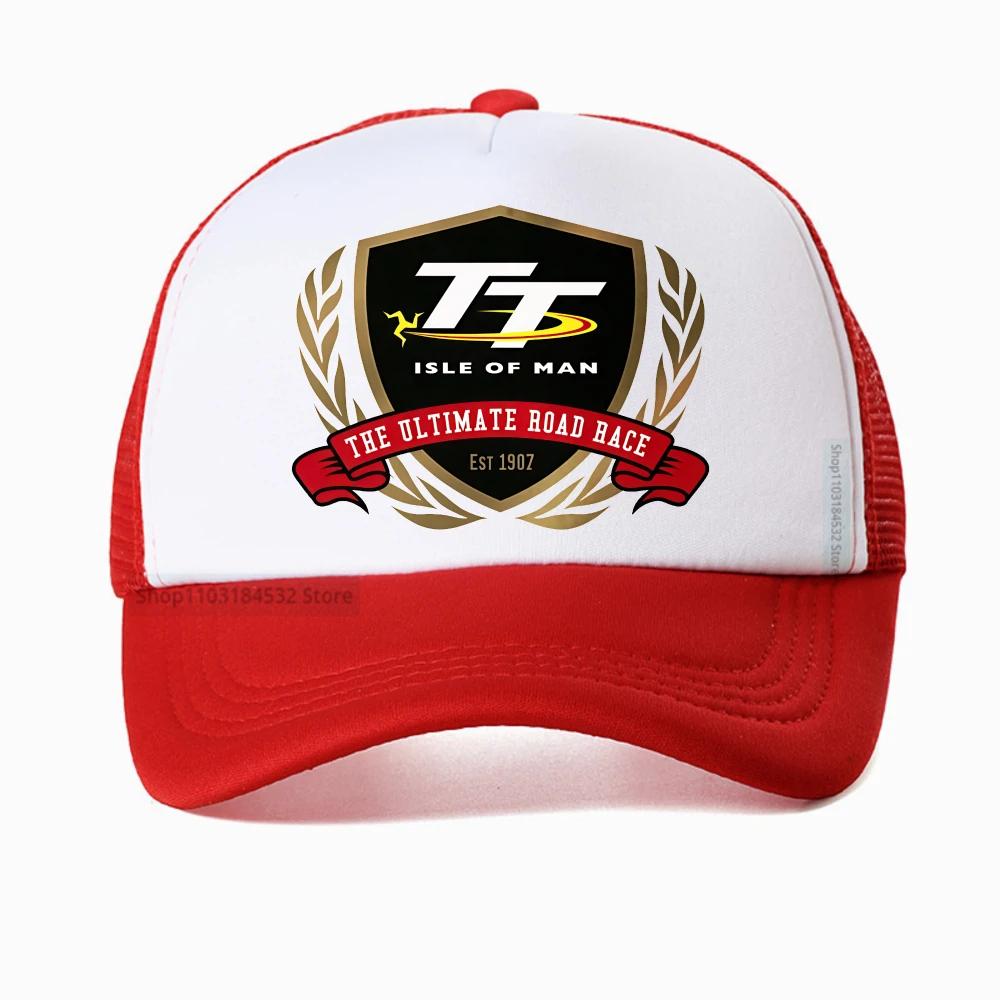 Races TT Isle of Unisex Logo baseball cap Motorcycle Race Fashion Streetwear Unisexs and Womens Sports caps Breathable snapback hat