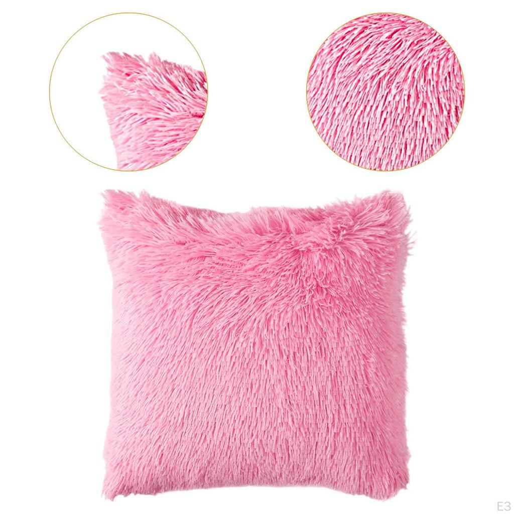 Plush Cushion Cover Elegant Bedding Comfortable Home Decor, Throw Pillow Cover,