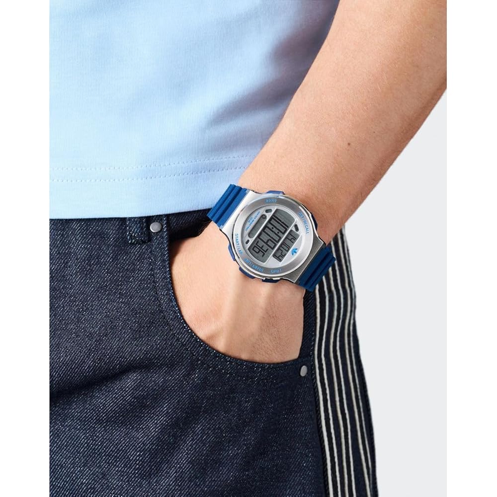 adidas Originals Watch Unisex Watch, Adidas Expression Three AOFH25508, Quartz Movement, 10 ATM Water Resistance, Mineral Glass, Silver Dial, Stainles