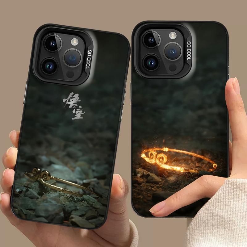 

Черный акриловый чехол для телефона Myth подходит для iPhone 14/15 Promax Gaming Cool 11/12/13 Apple11