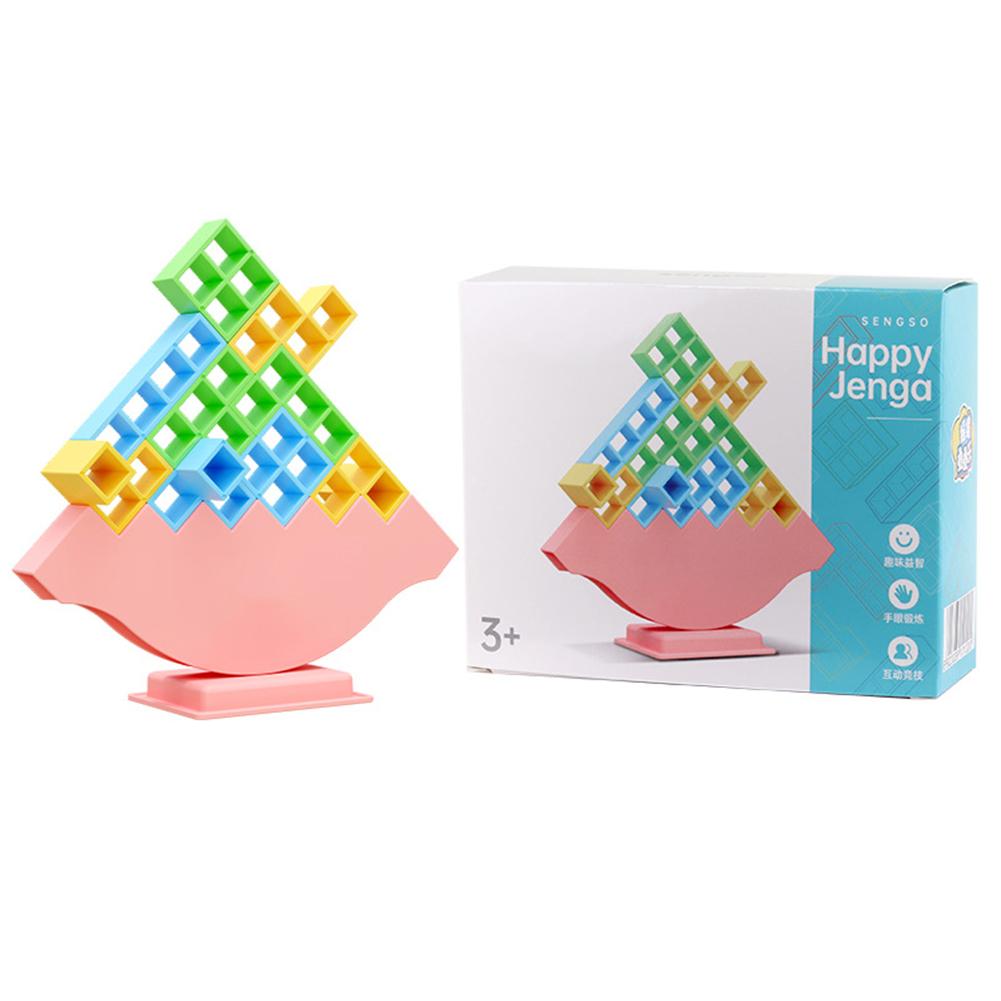 Balance Game Swing Stacking High Toy Creative Building Blocks Stacking Children Board Game For Holiday Gifts