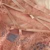 Sexy Lace Low Waisted Underwear Cross Bow Transparent Underpant Mesh Hollowed Out Semi Wrapped Buttocks Seamless Panties