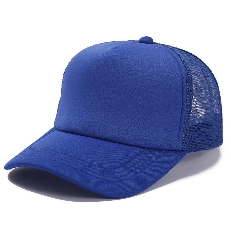 Hat Men's Spring Summer Korean Edition Trendy Men's Light Board Mesh Hat Fashion Baseball Hat Versatile Cap Truck Hat Solid Color Women
