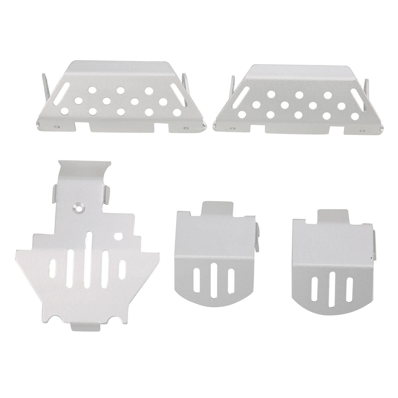 

5PcsSet Chassis Armor Protective Plate Aluminium Alloy Guard Fit for TRAXXASTRX4TRX4 RC Car