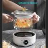 500W 1.5L Jug & 500ML Stew Pot Teapot Digital Touch Panel Multi Functional Health Pot Household Smart Soup Boiler