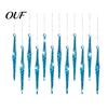 Seasonal Home Holiday Accents 12Pcs Spiral Icicle Ornaments, Christmas Twisted Hanging Decor, Transparent Winter Wonderland Party Supplies Pendants