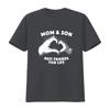 Mom and Son Best Friends for Life Cute Mother T shirt Unisex Black vintage Washed Casual fashion Top For Everyday Wear