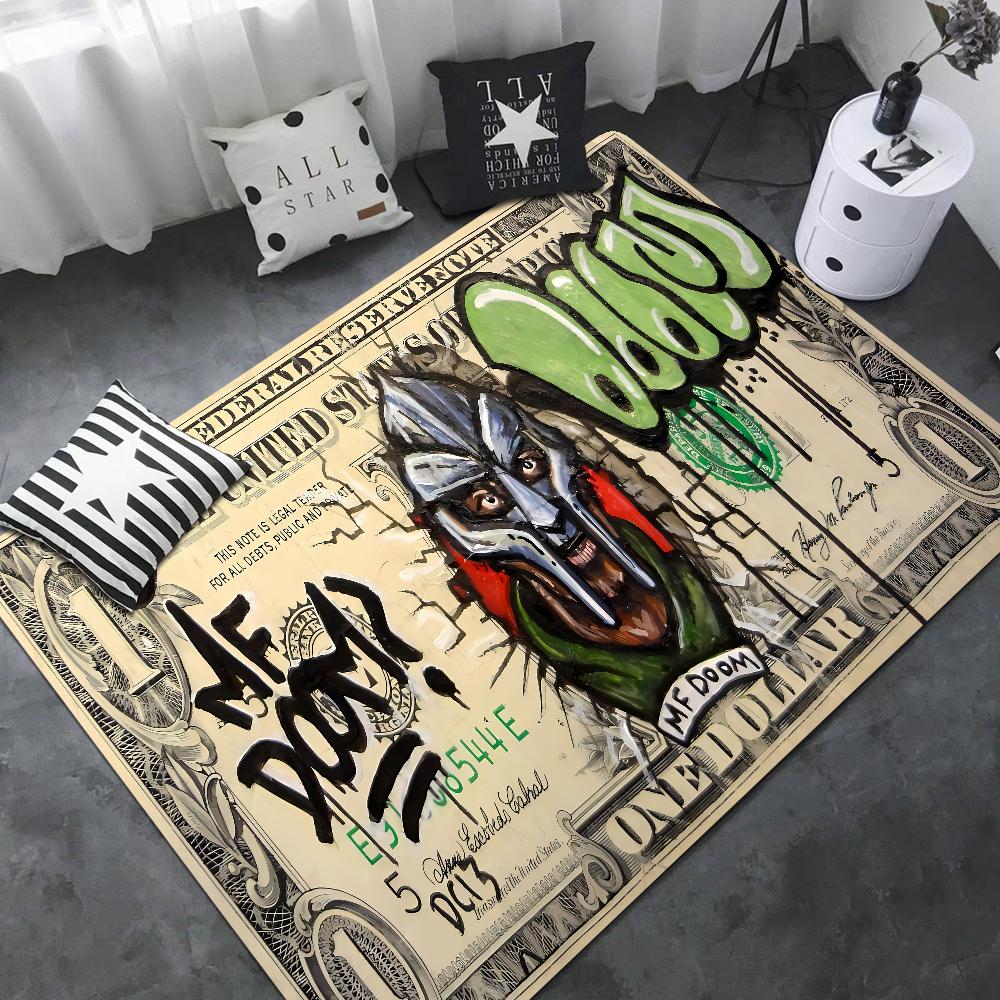 MF DOOM Room Mats Anti-slip Absorb Water Long Strip Cushion Bedroon Mat Welcome Doormat