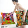 Cartoon Mexico Day Of The Dead Pillowcase Toon Gift Cushion Cover Bedroom Home Sofa Chair Seat Decor Pillow Case