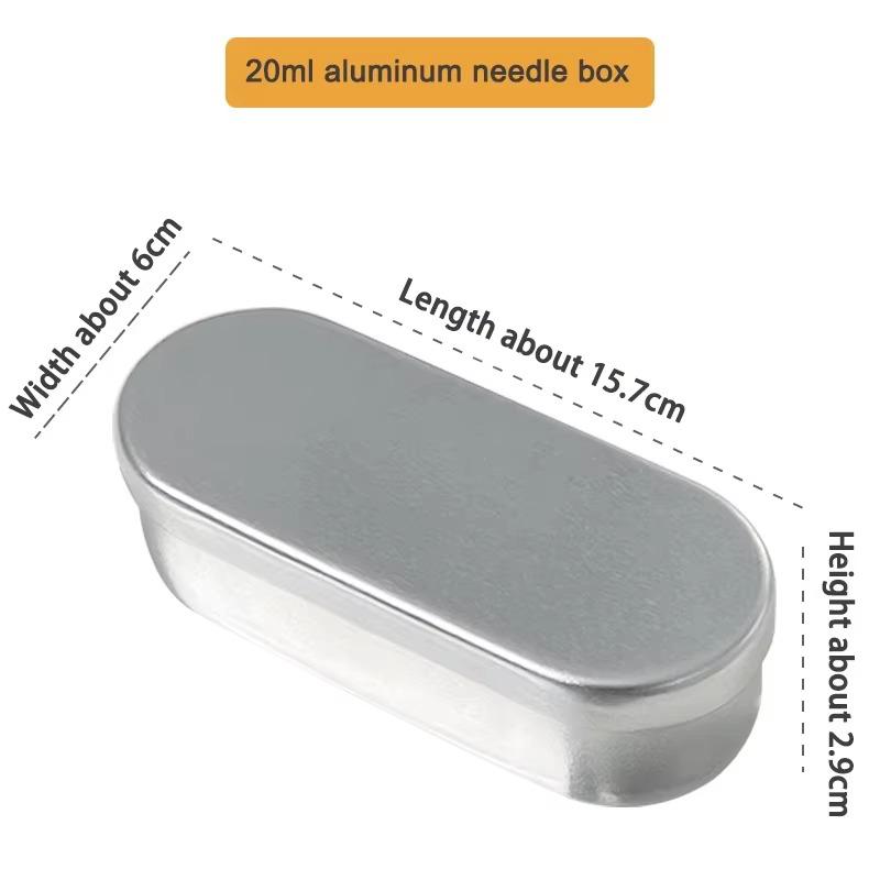 Muti-sizeThicken Aluminum Storage Box Sterilizer Box Dental Nail Tool Tray Container Thermometer Disinfection Organization