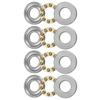 F9-20M Thrust Ball Bearings 9mm X 20mm X 7mm with Brass Washers A BEC1 Set of 4