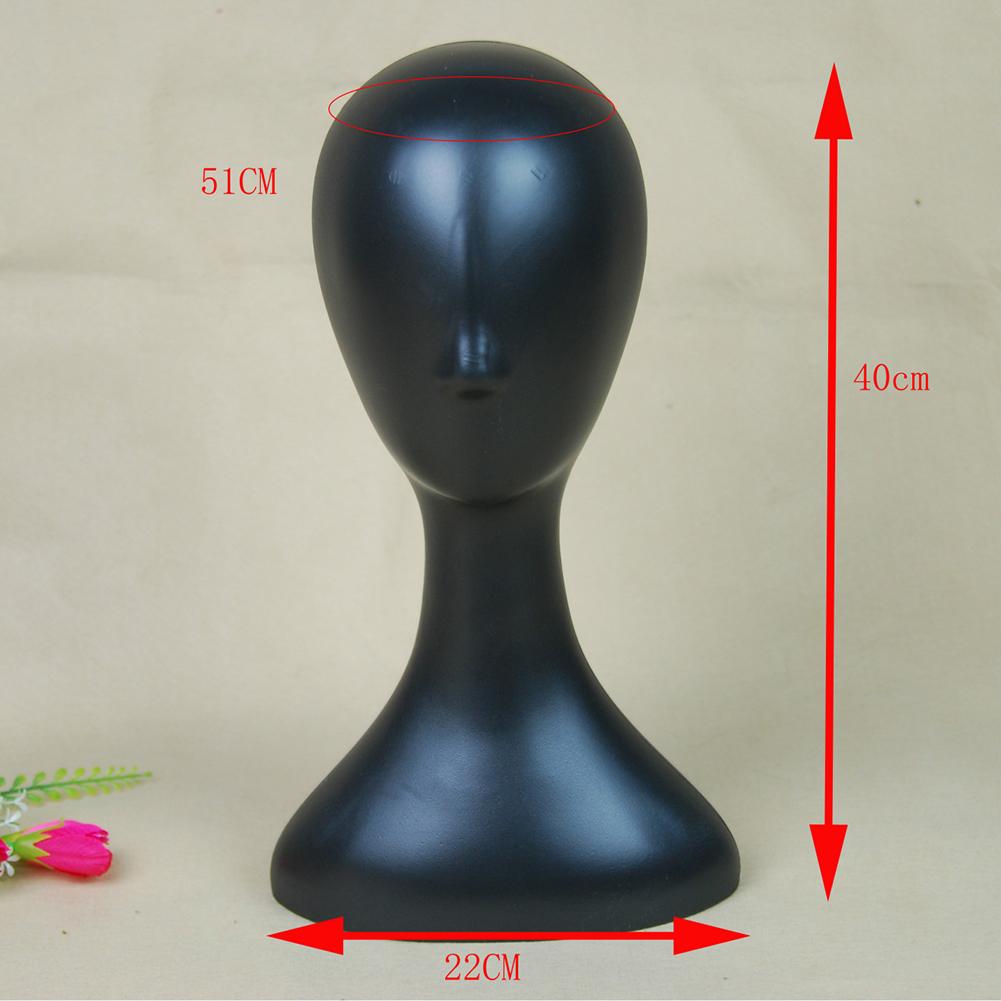 Head Model Fadeless Smooth Surface Plastic Abstract Mannequin Head Wig Hair Display Stand Professional Polystyrene