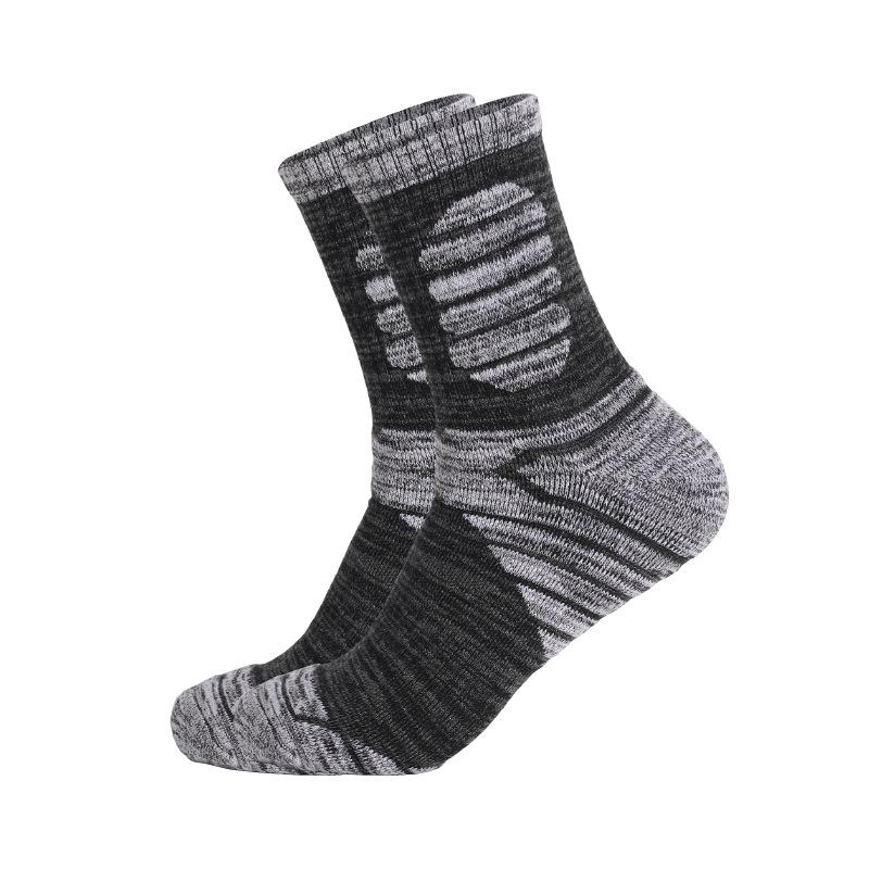 3/5 Pairs Outdoor Use Sport Running Hiking Socks Men/Women Performance Thick Towel Bottom Winter Warm Cushion Athletic Skiing Socks