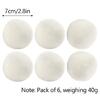 Laundry Wool Dryer Ball Essential Reduce Drying Time Pack of 6