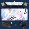 Game Blue Archive Kawaii Sorasaki Hina Mousepad Non-slip Computer Keyboard Mat Large PC Rubber Accessories Office Cabinet Carpet