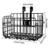 Mountain Bike Basket Replacement Front and Rear Hanging Basket Mountain Bike Folding Storage Basket Easy to Install