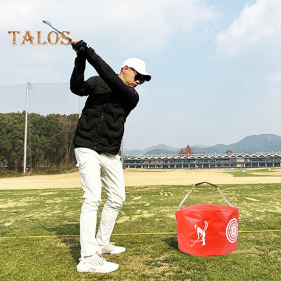 Golf-Schlagtasche, tragbare Power-Schlagtasche, geräuschlos, wasserdicht, Golfschwung-Trainingshilfe für den Aufprallpositionstrainer
