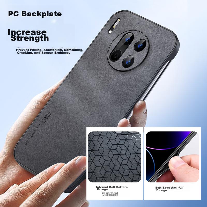 Huawei Mate30 Pro Phone Case, Mate30e Pro Protective Cover, Shockproof Lens Full Protection Soft, Simple Luxury Silicone Outer Casen, Black