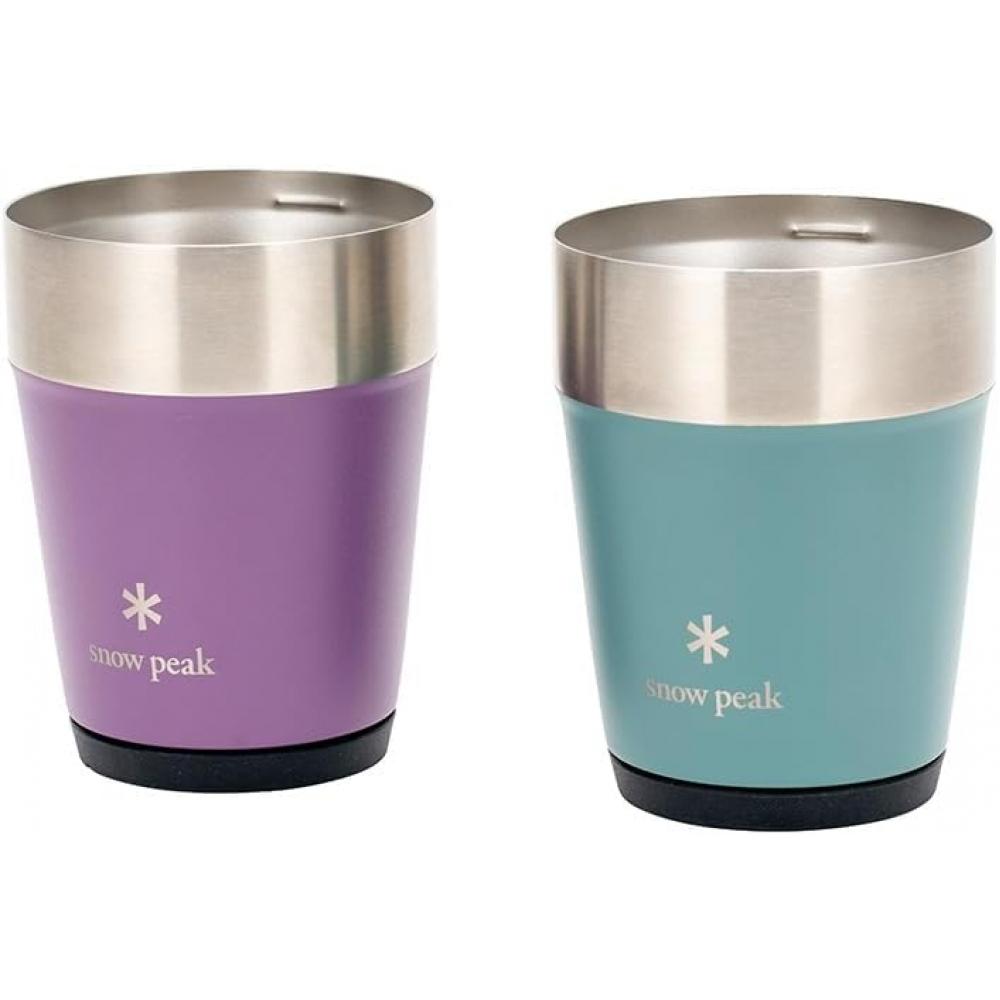 Snow Peak  Snow Peak  Термокружка 360 470 360 мл  X2  Набор из 2 цветов Синий Фиолетовый