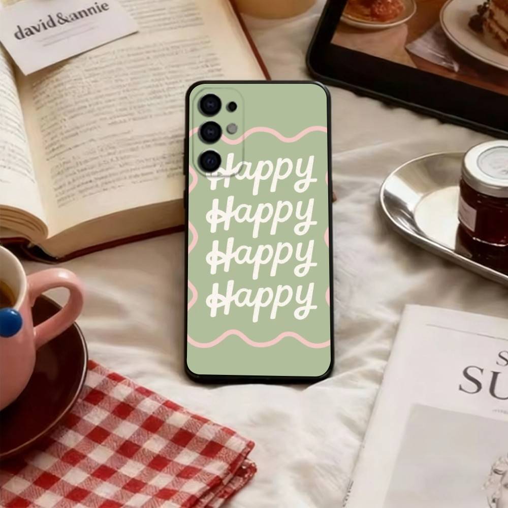 

Minimal Text Phone Case For Samsung S25,S24,S21,S22,S23,S30,Ultra,S20,Plus,Fe,Lite,Note,10,Black Cover Samsung S105G
