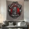 Man Utd A Wall Hanging Printed Fabric Blanket Decorative Tapestries for Bedroom Living Room Home Decor
