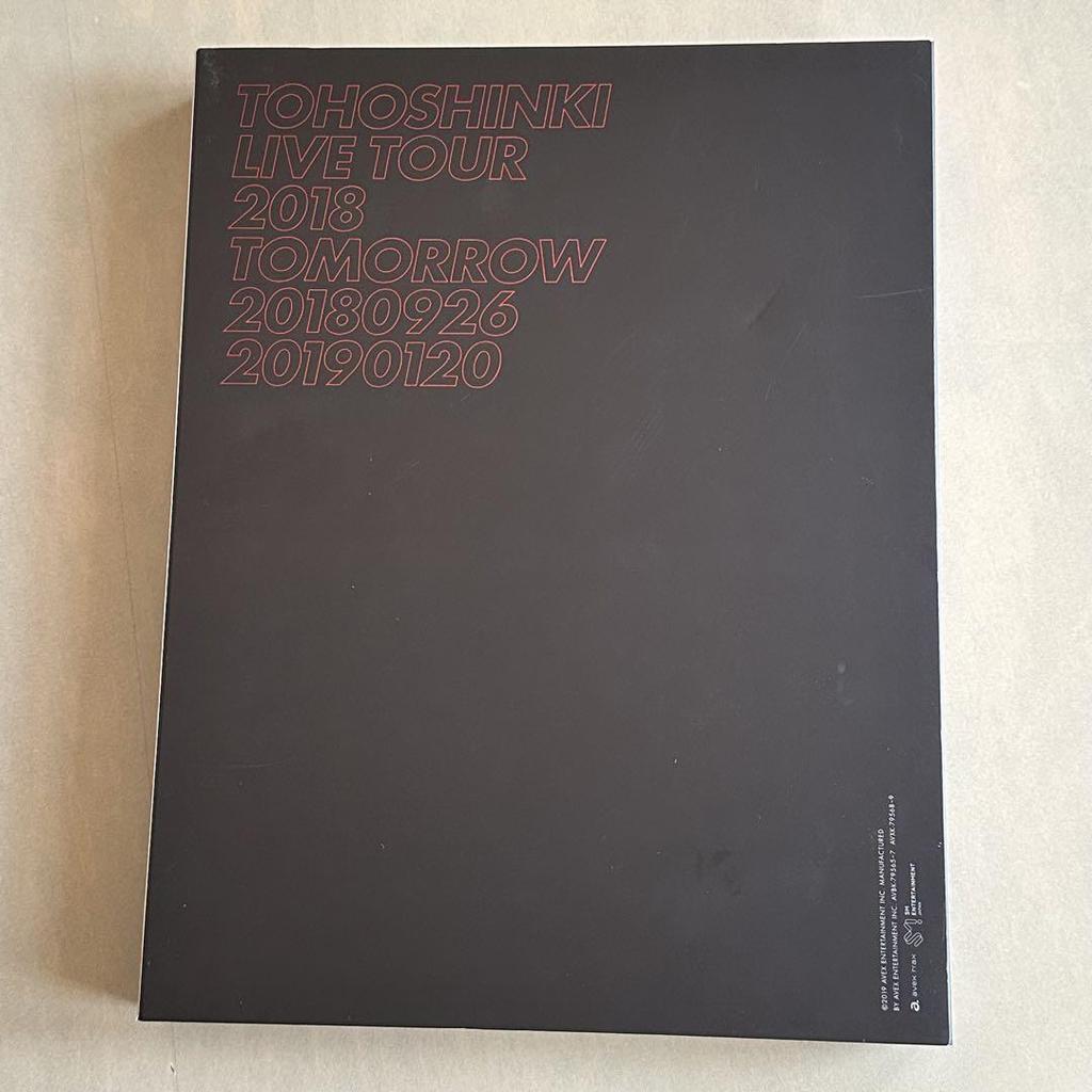[USED] TVXQ TOMORROW 2018 Blu-ray 2-disc set + photo book