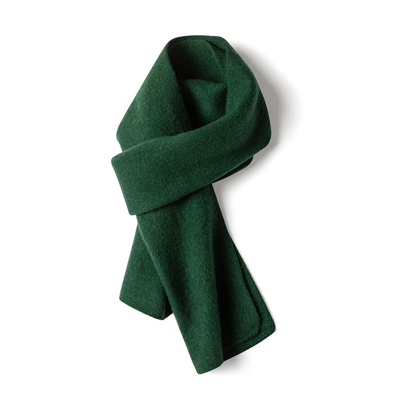 Knit Cashmere Winter Neck Gaiter Shawl Scarf for Men and Women