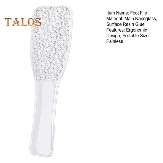 Nanometer Glass Foot File Callus Remover Foot Rasp Dead Skin Removal Exfoliator Foot Scrubber Reusable Manicure Pedicure Care Tools