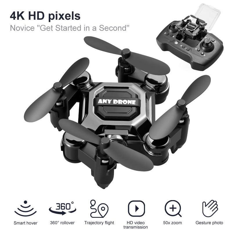 K04 Mini Folding Storage Aircraft Mini Drone Aerial Photography High Definition Explosive Drone 4k Profesional Mavic Air2