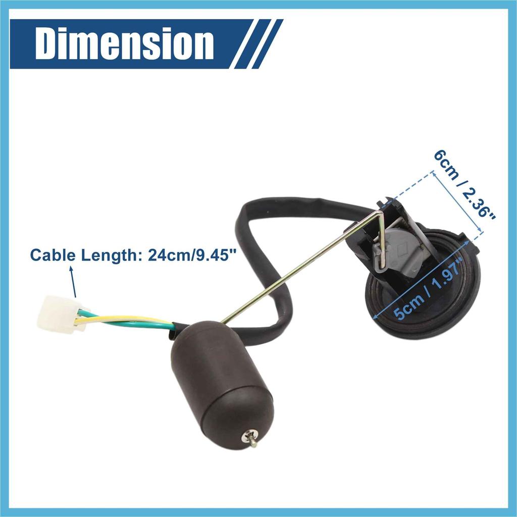 BULLSPANN Fuel Level Sensor for Ai Honda 110 Motorcycle Scooter 2 Wire Fuel Level