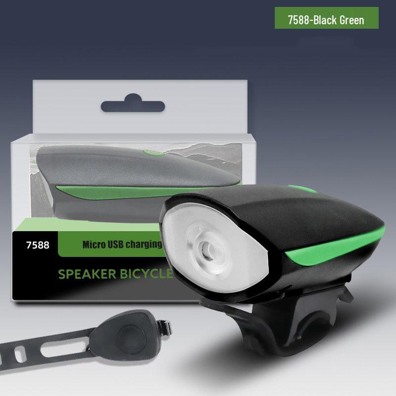 

USB-акумуляторна світлодіодна фара T6 для велосипеда з клаксоном та дзвінком для гірських велосипедів