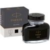 PARKER Quink Black Bottle Ink S1162110 57ml Imported (Genuine Product)