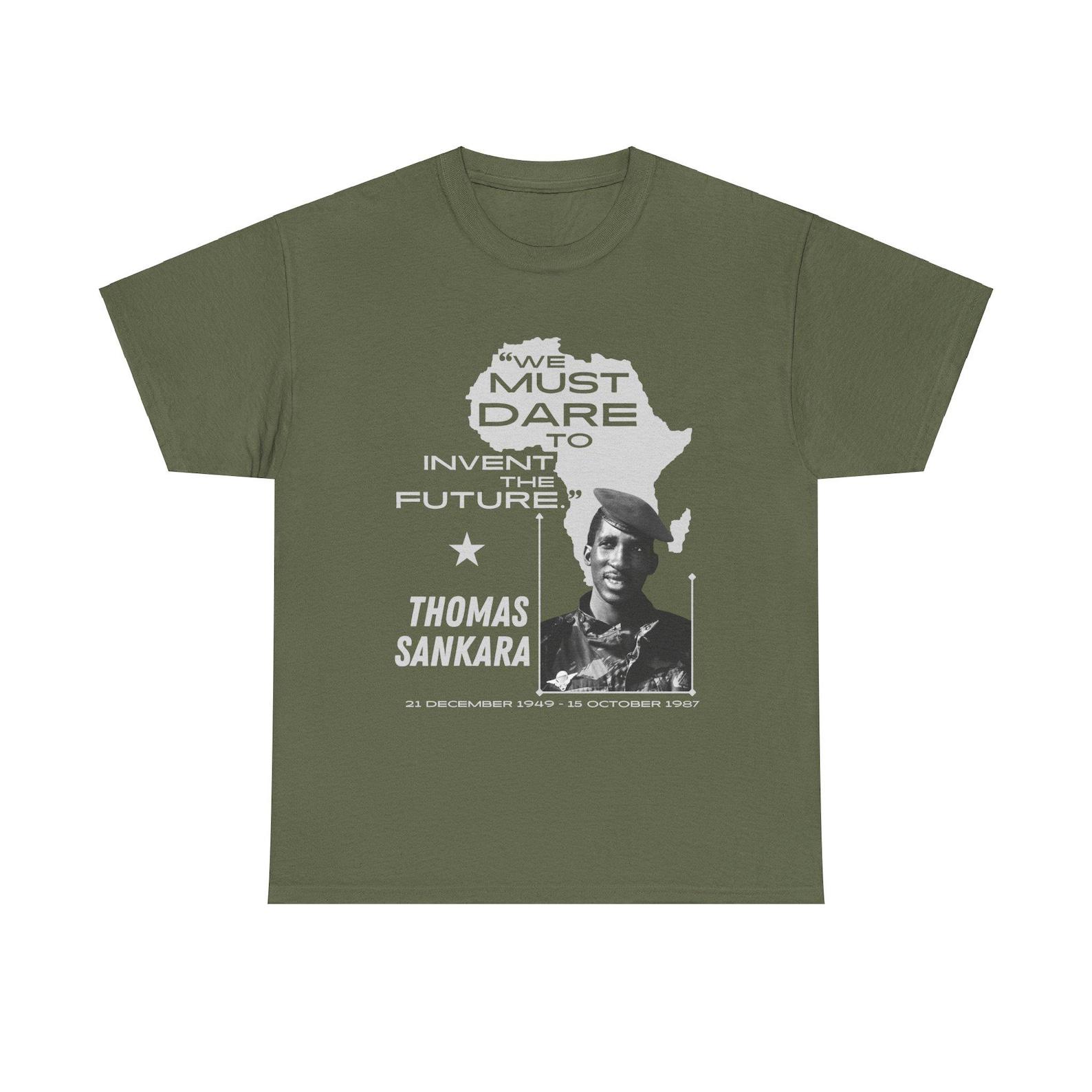 Thomas Sankara Socialist Revolutionary T-shirt Africa African Burkina Faso panafrican marxist socialism protest rally anti-imperialist M