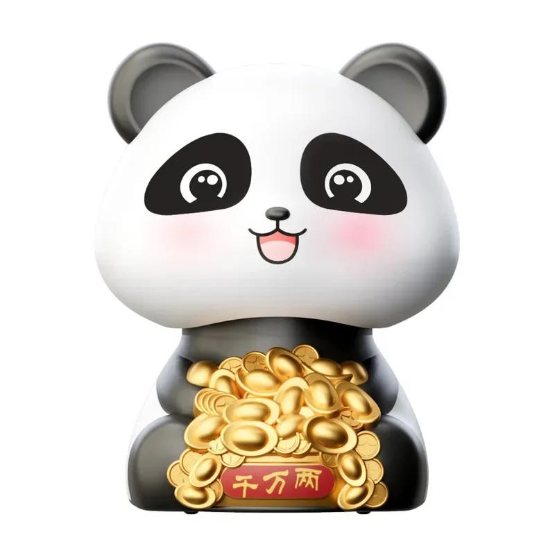 Ornamenti per Auto Caldi Gatto Portafortuna Solare Panda Giocattolo Automatico che Annuisce Bambola Negozio Auto Reception Decorazione Creativa Regali di Festa