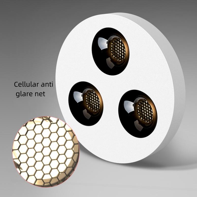 Fashionable ultra-thin 3.5CM surface mounted anti glare full spectrum COB tube lamp, home living room hallway, no opening