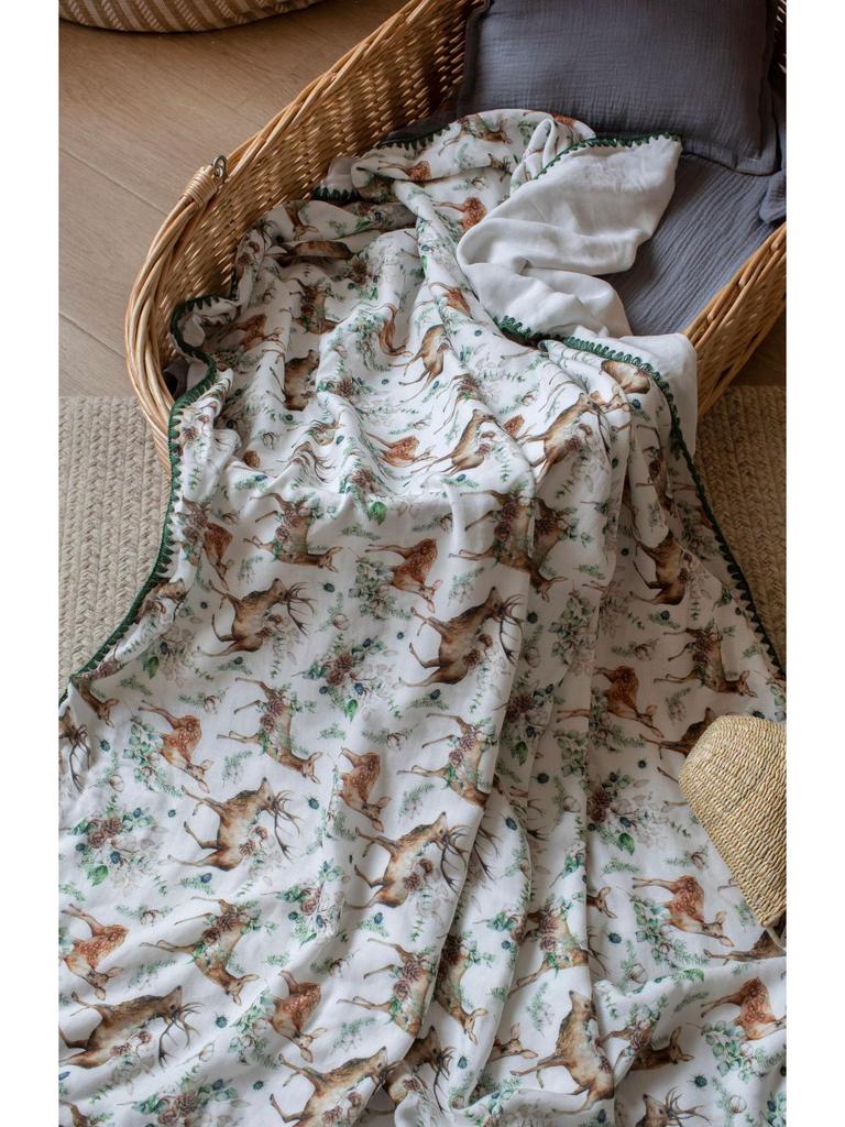 Summer Baby Bamboo 4-Layer Cool Quilt: Newborn Ice Silk Blanket for Naps & Air Conditioning.