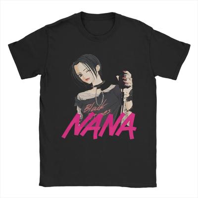 Fashion Nana Osaki Anime Ga Tshirt For   O-neck Short Sleeve Clothes  100%Cotton Summer Top Tee